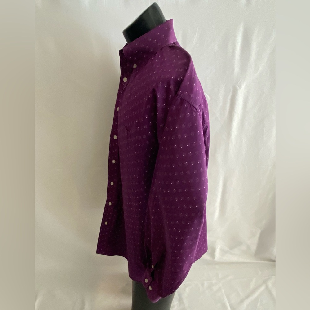 Panhandle Slim Western Shirt Men’s Large Purple Long Sleeve Button Down EUC - Picture 2 of 9